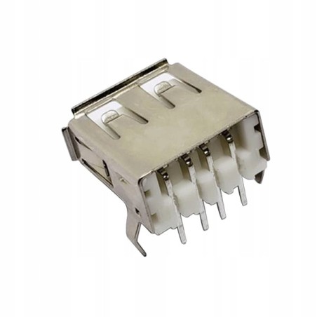 Gniazdo żeńskie USB 2.0AF 90° 14.0mm THT x5 szt.